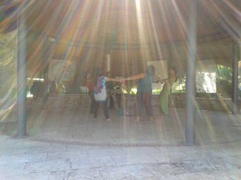 Yogini a Villa Diana